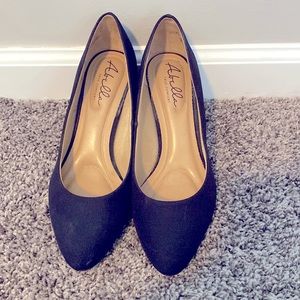 Navy Blue Abella Heels